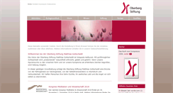 Desktop Screenshot of oberberg-stiftung.de